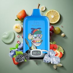Aardbei Druif Fumot Tornado Digitale Box 12000 Puffs MTL trek en Type-C Opladen Nederland groothandel