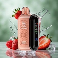 Aardbei Framboos Kers Ijs Fumot Tornado 20000 Puffs Dual Mesh Coil Smart Display Nederland groothandel