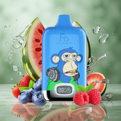 Aardbei Watermeloen Fumot Tornado Digital Box 12000 Puffs 20ml E-Liquid Type-C Opladen Nederland groothandel