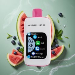 Blauwe Bes Watermeloen AirFuze Smart 30000 Puffs 5% Nicotine Nederland groothandel