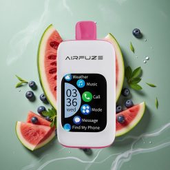 Blauwe Bes Watermeloen AirFuze Smart Pro 40000 Puffs Oplaadbare Accu 20ML Nederland groothandel