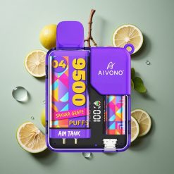 Sakura Druif Aivono AIM-TANK 9500 Puffs 18ml Vloeistofcapaciteit 650mAh Batterij Nederland groothandel