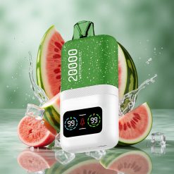 Watermeloen IJs Aivono Aim Magic 20000 Puffs Dual Mesh Coils LCD display Nederland groothandel