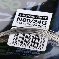 Wotofo Nederland - Wotofo voorgebouwde draadspoel ni80 wedstrijddraad - 24g DV0P361
